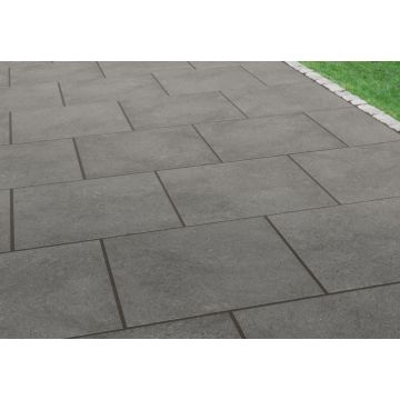 Stonemarket - Astro Porcelain Paving - Dark Grey - Paving Slabs